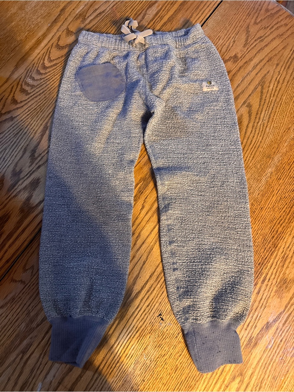 Rare Janus Norway Merino Wool blend Kids Jogger Sweatpants gray size 6-8